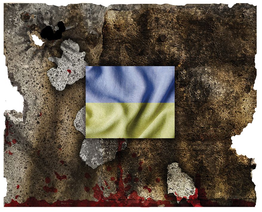 Ukraine war illustration by Alexander Hunter/The Washington Times