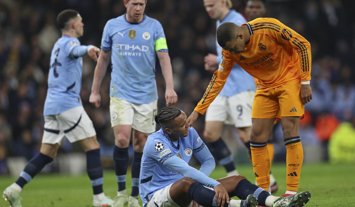 NextImg:Man City defender Manuel Akanji out for 8-10 weeks after needing surgery on muscle injury