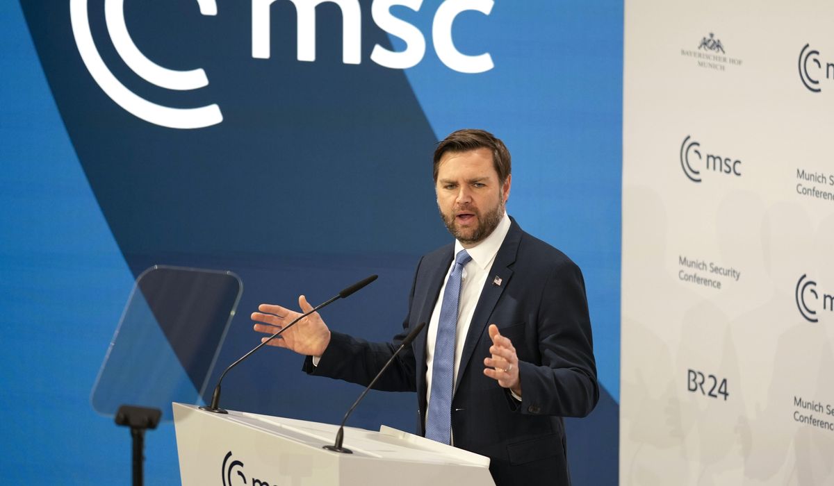 NextImg:Vance urges European officials to stem illegal migration, says voters don’t want ‘floodgates’ open