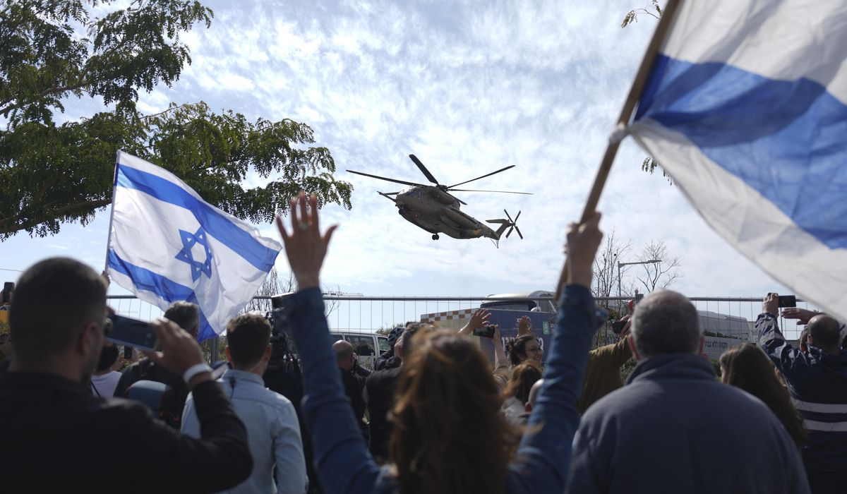 NextImg:Trump cheers hostage release, backs Israel’s next move