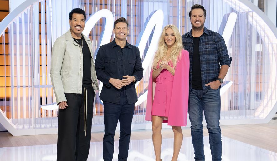 Season 8 of “American Idol” returns with music legends Luke Bryan, Lionel Richie, and “American Idol” alum Carrie Underwood joining the judging panel, alongside Emmy Award-winning host Ryan Seacrest. (Photo: Business Wire)