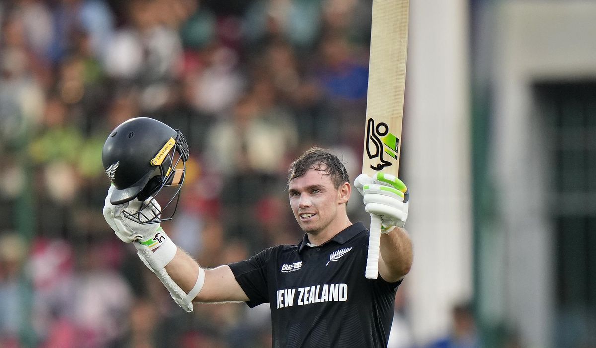 NextImg:Latham and Young centuries propel New Zealand to big win over Pakistan in Champions Trophy opener