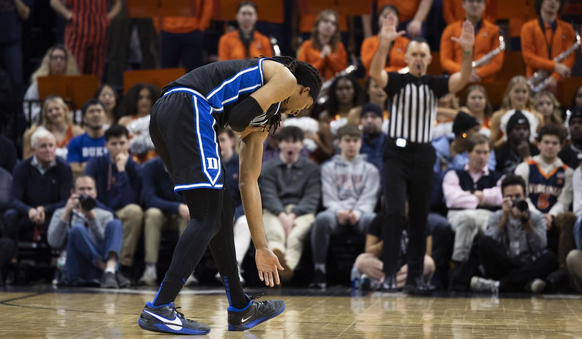 NextImg:Duke’s Scheyer ‘optimistic’ that Maliq Brown can return this season from shoulder injury