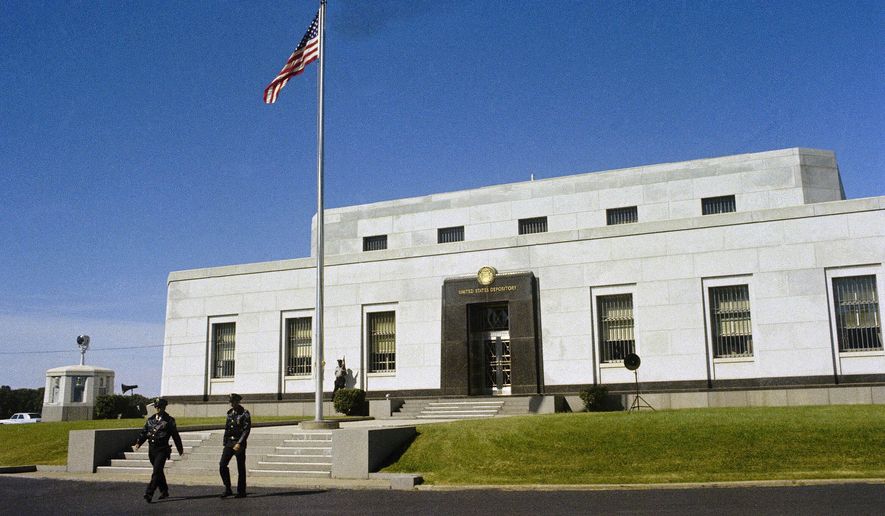 The U.S. Depository for gold reserves was established in Fort Knox, Kentucky, in 1974. (AP Photo, File)