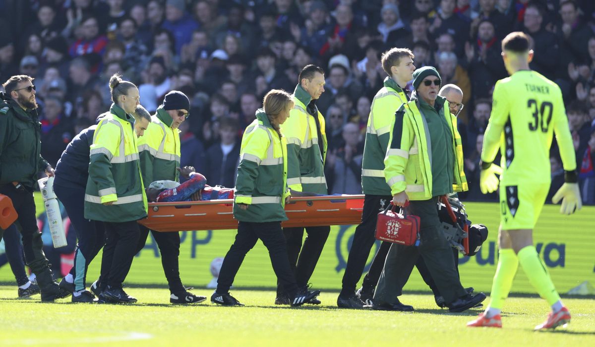 NextImg:Millwall goalkeeper sent off for kicking Palace forward Mateta in the face in FA Cup game