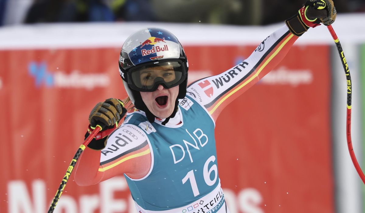 NextImg:German skier Emma Aicher edges out U.S. racer Lauren Macuga for her first World Cup victory