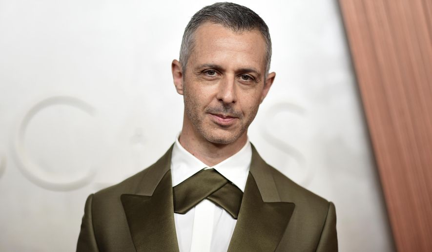 Jeremy Strong arrives at the Oscars on Sunday, March 2, 2025, at the Dolby Theatre in Los Angeles. (Photo by Richard Shotwell/Invision/AP)