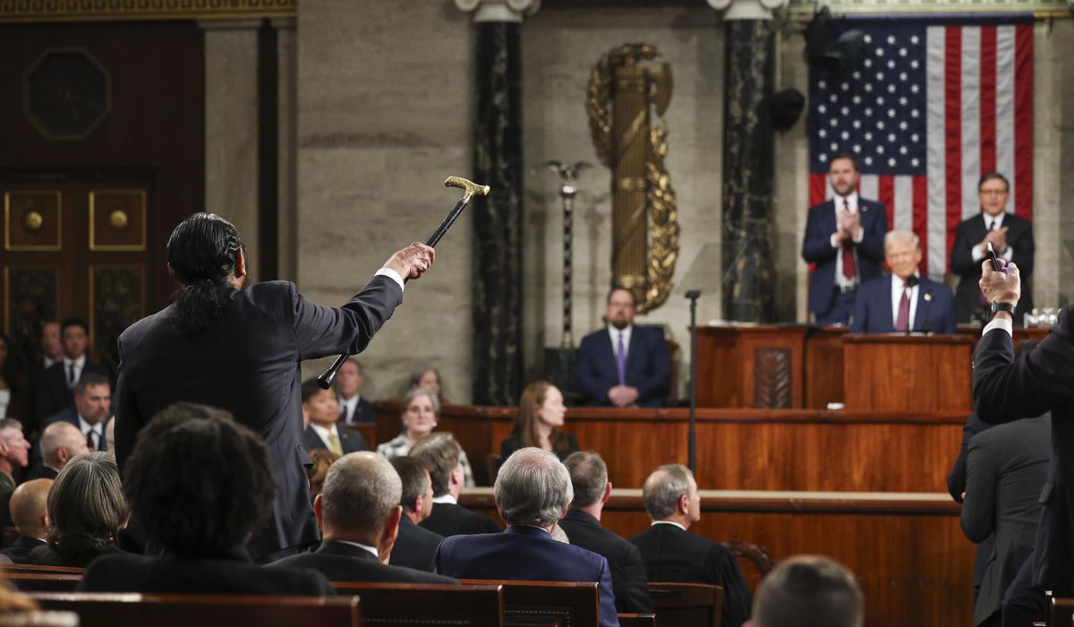 NextImg:Democratic Rep. Al Green removed from House chamber after interrupting Trump’s address