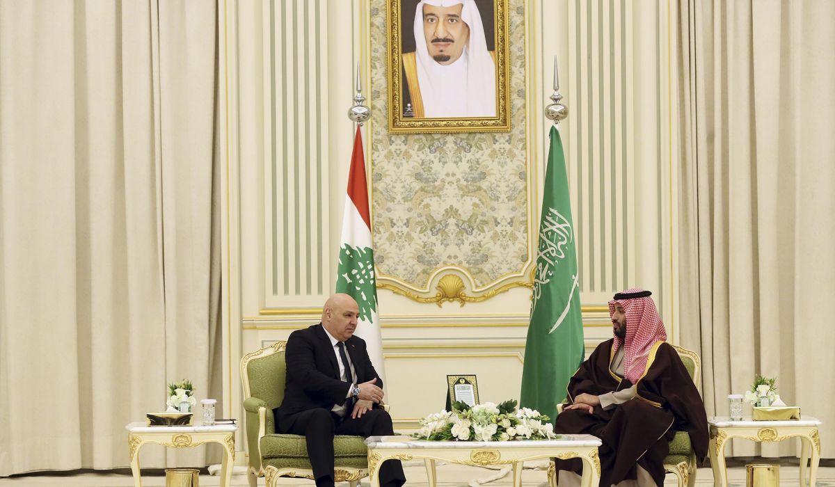 NextImg:Lebanon and Saudi Arabia work to improve relations, call for Israeli withdrawal
