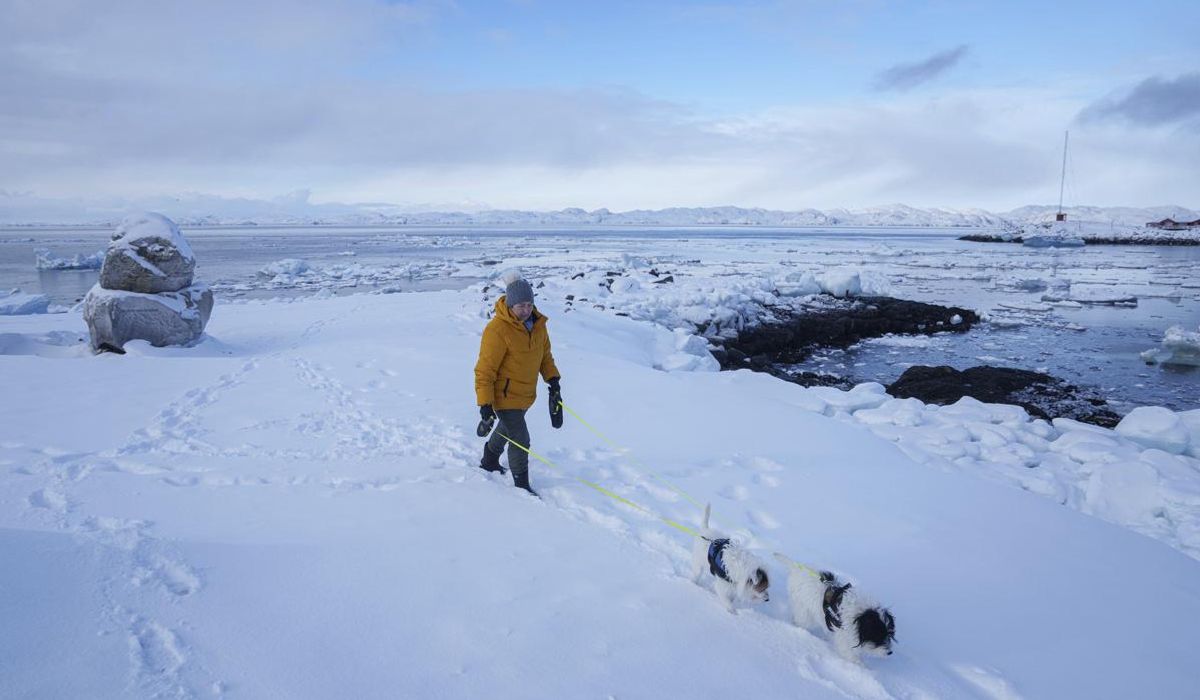 NextImg:Greenland’s leader says the island ‘is ours’ in defiance of message from Trump