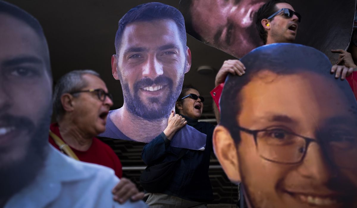 NextImg:Trump meets with hostages, offers final warning to Hamas