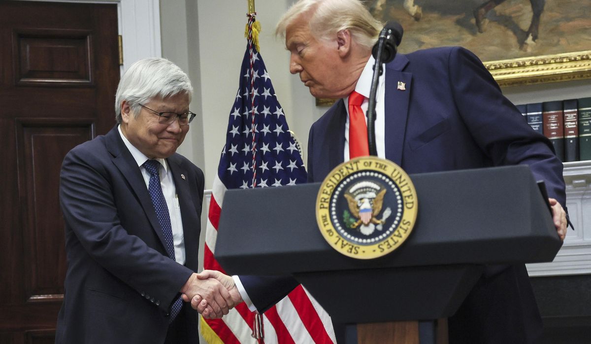 NextImg:Taiwan says chipmaker’s move to invest $100 billion in the U.S. wasn’t because of U.S. pressure