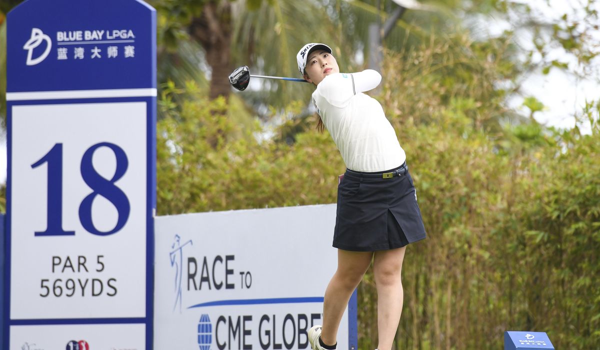 NextImg:Rio Takeda takes a 2-shot lead into the final round of the LPGA tournament in China