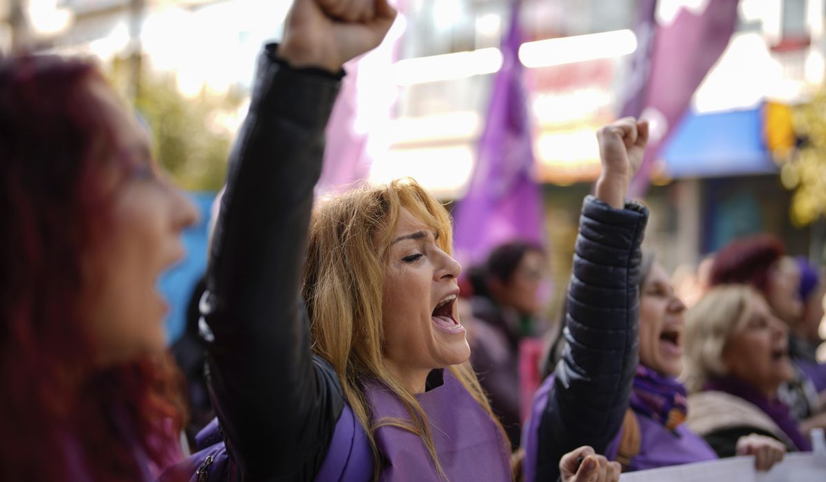 NextImg:Protests on International Women’s Day in Turkey demand protection from domestic violence
