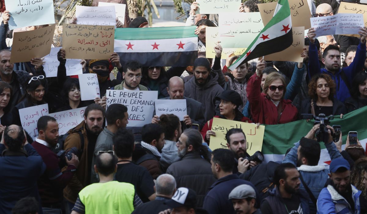NextImg:Syria’s neighboring foreign ministers call for lifting sanctions and reconciliation