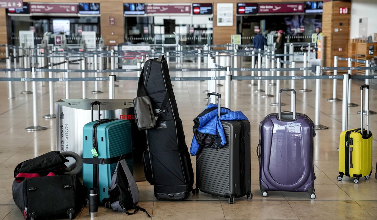 NextImg:A one-day strike at 13 German airports, including the main hubs, brings most flights to a halt