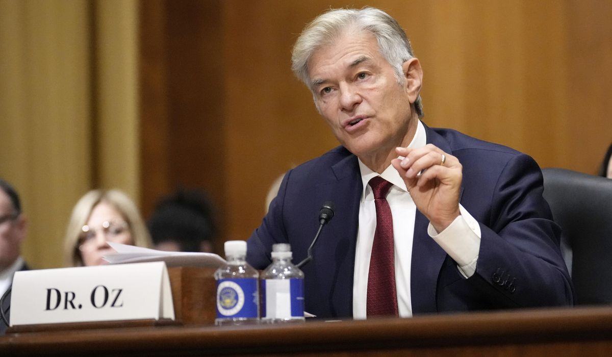 NextImg:Dr. Oz takes over Centers for Medicare and Medicaid Services