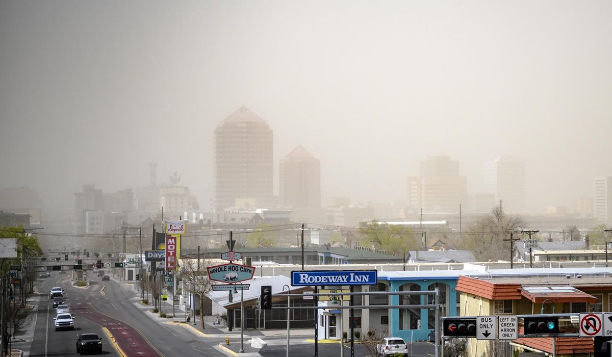 NextImg:Dust storms rage across New Mexico as transit authorities close major highways to avoid pileups