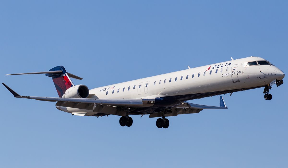 NextImg:Wing of Endeavor Air plane strikes runway at LaGuardia Airport in New York