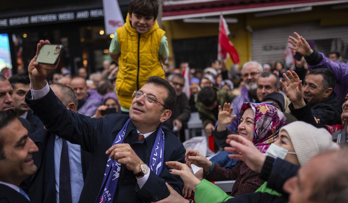 NextImg:Police arrest Istanbul mayor, a key Erdogan rival, over alleged corruption and terror links