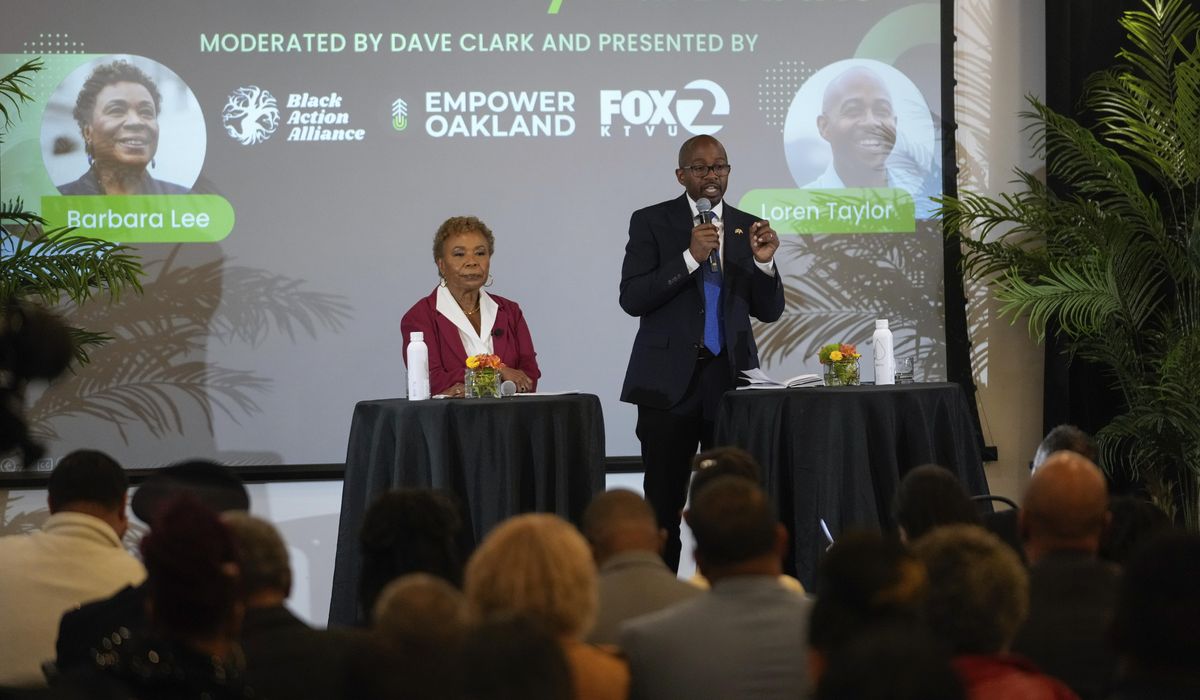 NextImg:Progressive icon Barbara Lee wants to be mayor of an Oakland marked by crime and homelessness