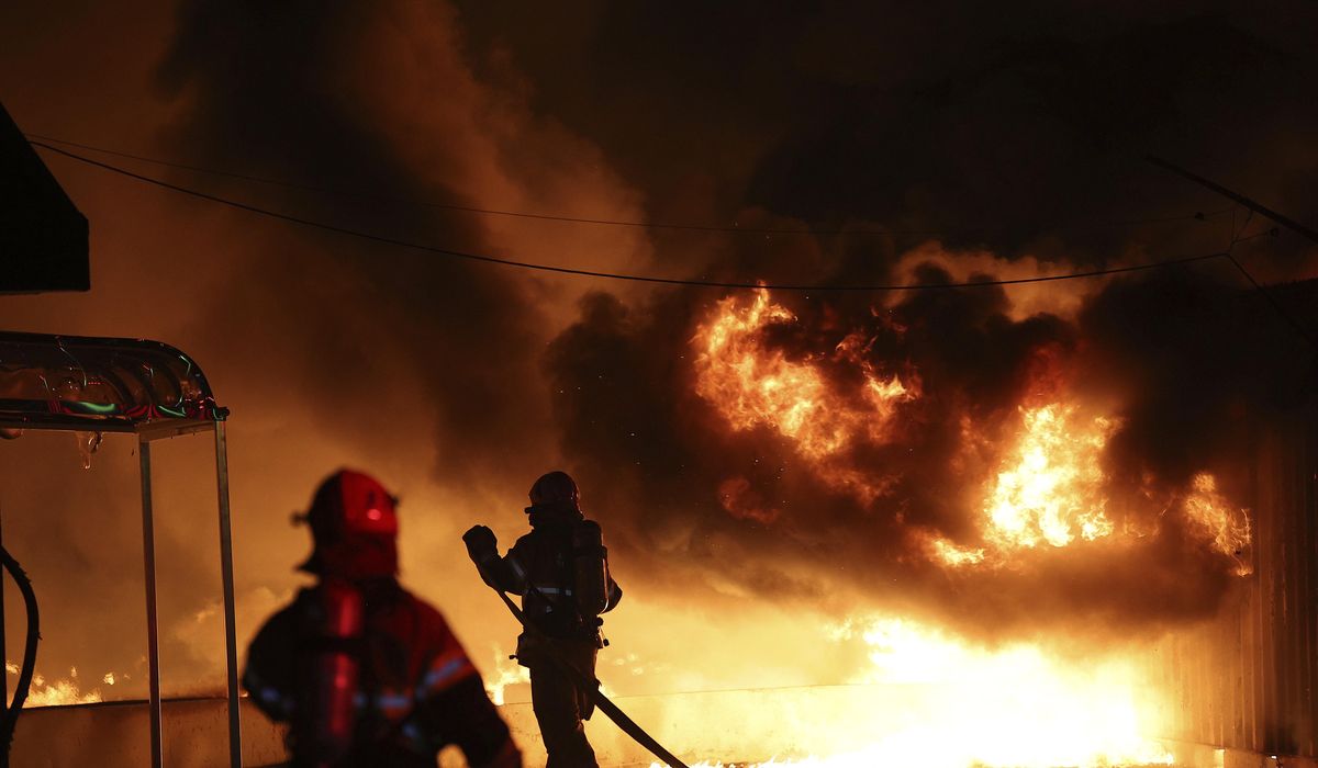 NextImg:2 firefighters die in South Korea as dry winds fuel dozens of wildfires