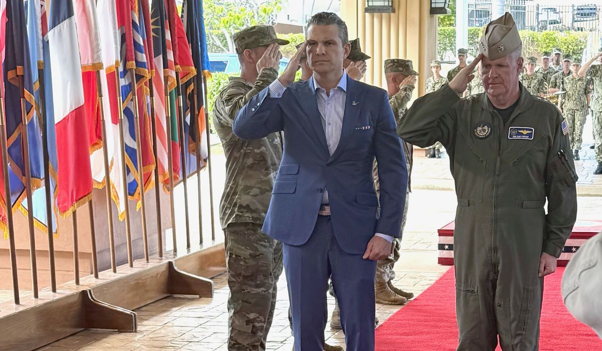 NextImg:Defense secretary Hegseth arrives at Indo-Pacific Command
