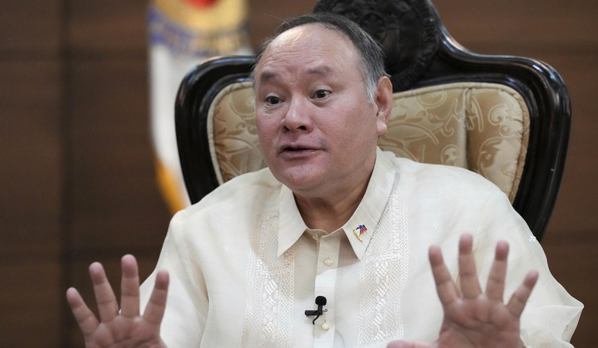 NextImg:Philippine defense chief calls China’s claims in the South China Sea ‘the biggest fiction and lie’