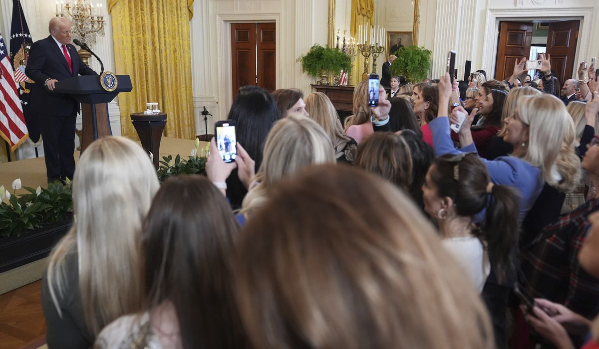 NextImg:Trump declares an end to ‘the Marxist war on women’