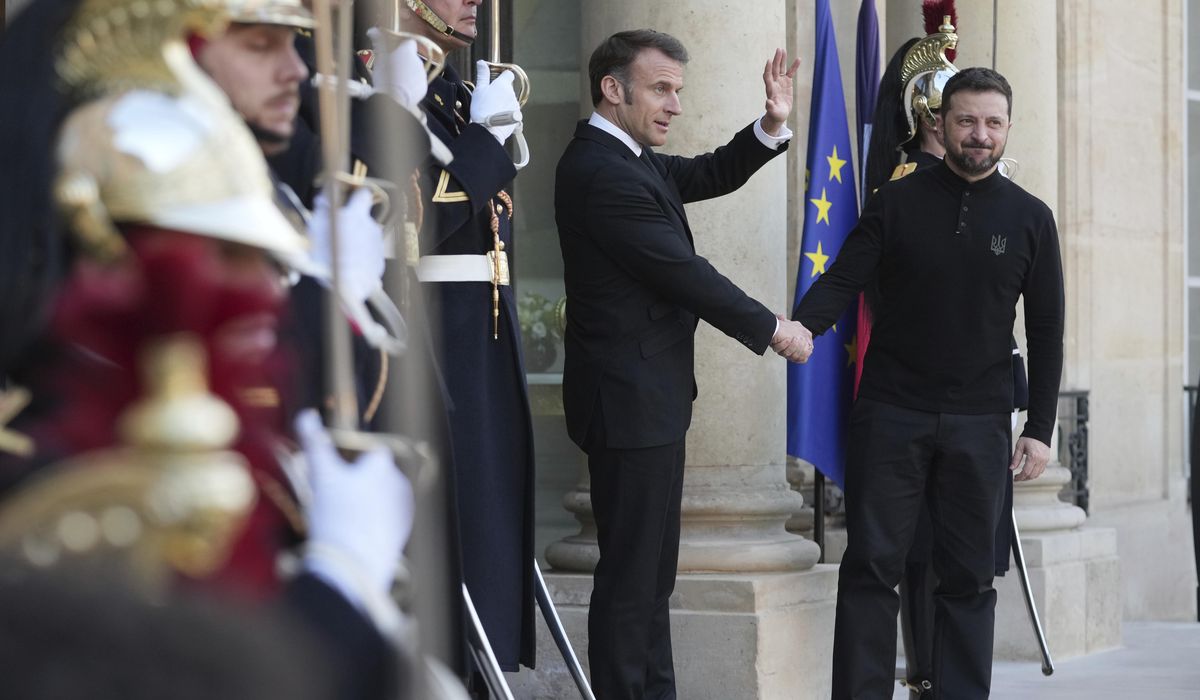 NextImg:Macron says a proposed European force for Ukraine could ‘respond’ if attacked by Russia