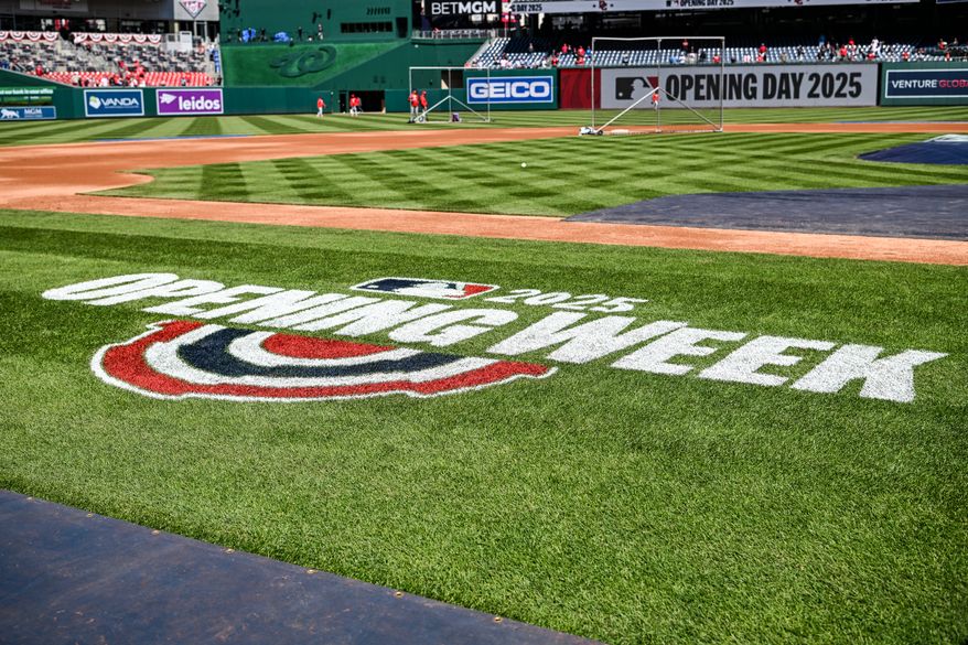 WASHINGTION, D.C. - The Washington Nationals begin the 2025 MLB Season on Opening Day against the Philadelphia Phillies on March 27, 2025. (Joe Glorioso / All-Pro Reels)