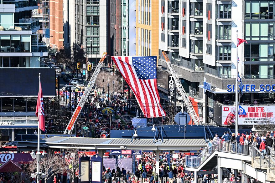 WASHINGTION, D.C. - The Washington Nationals begin the 2025 MLB Season on Opening Day against the Philadelphia Phillies on March 27, 2025. (Joe Glorioso / All-Pro Reels)
