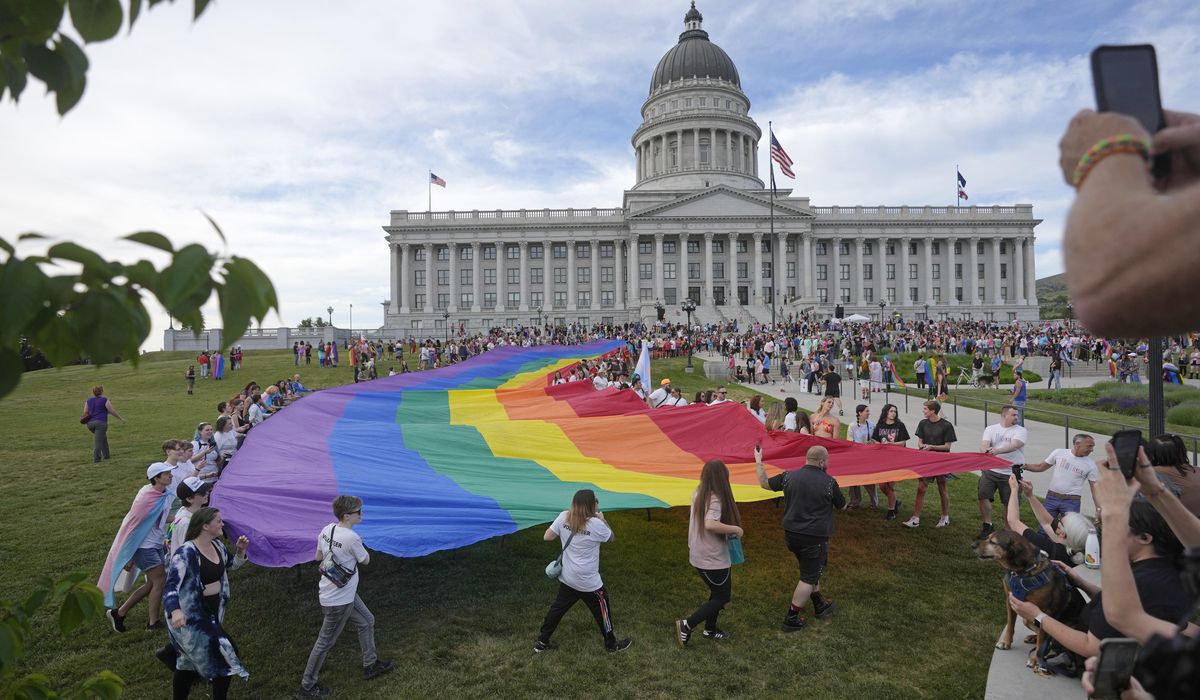 NextImg:Utah becomes first state to ban LGBTQ+ pride flags in government buildings and schools