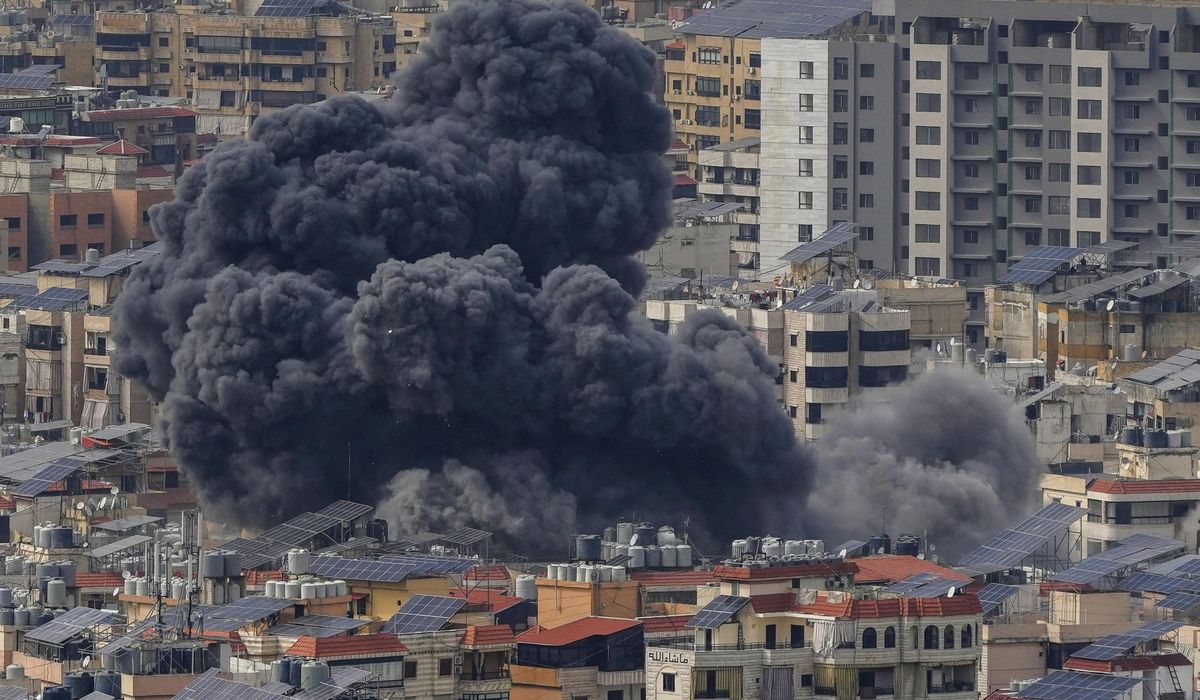 NextImg:Israel strikes Beirut for the first time since a ceasefire ended the latest Israel-Hezbollah war