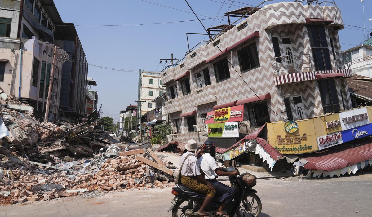 NextImg:Officials survey damage in Myanmar’s earthquake-devastated central areas