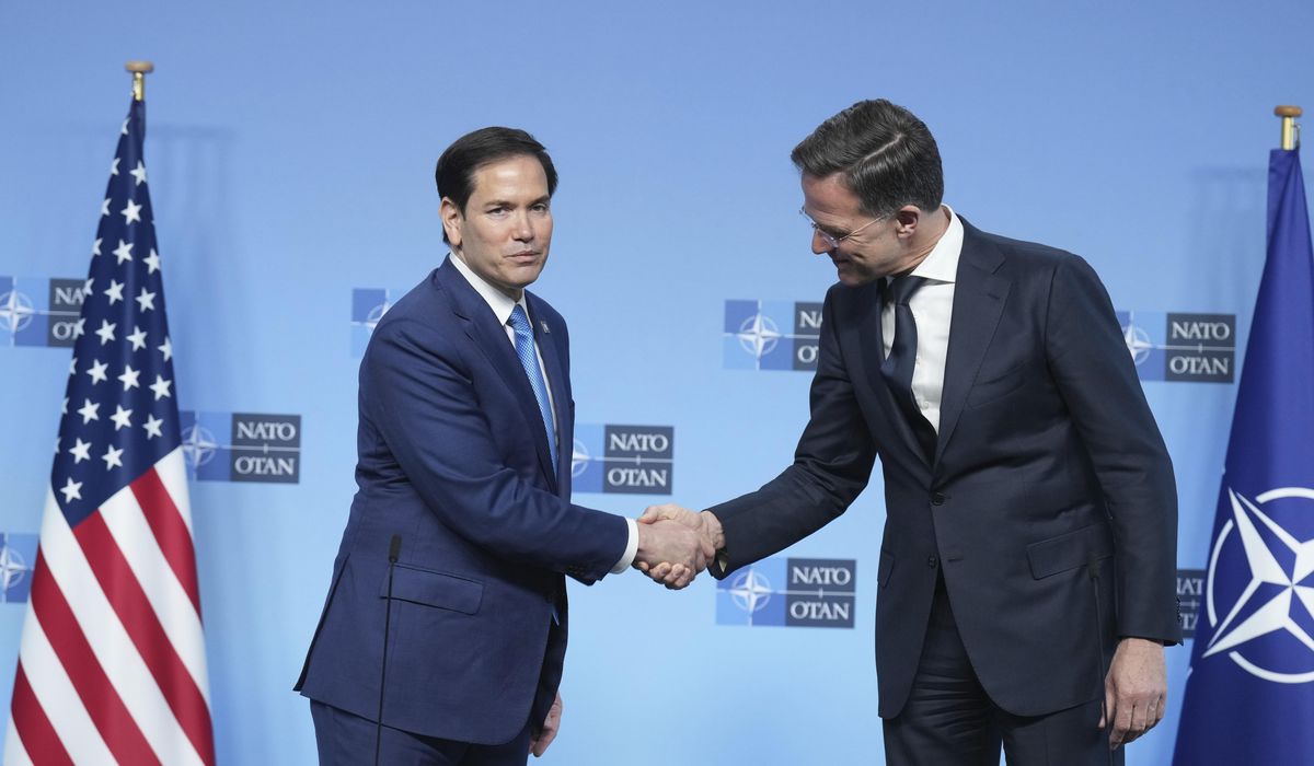 NextImg:Rubio tries to reassure wary allies of U.S. commitment to NATO as Trump sends mixed signals