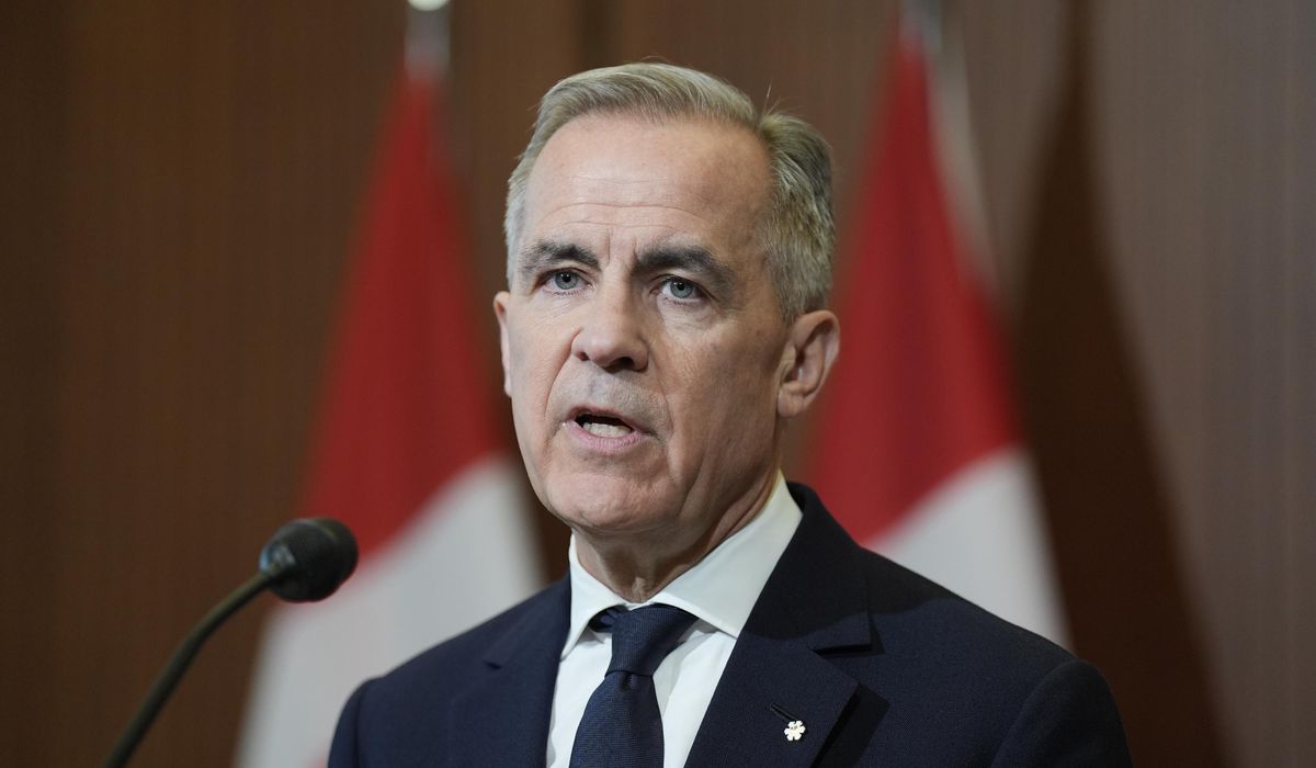 NextImg:Prime Minister Mark Carney says Canada will match U.S. auto tariffs
