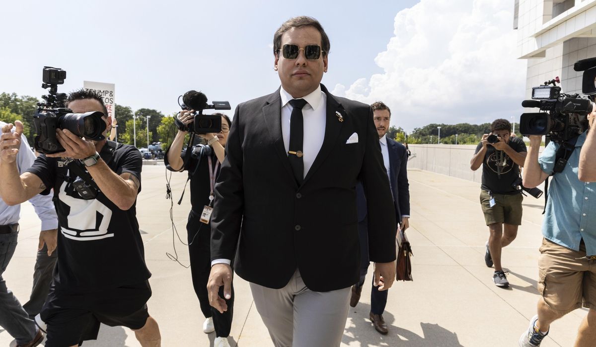 NextImg:George Santos defends social media tirade to federal judge set to sentence him for fraud