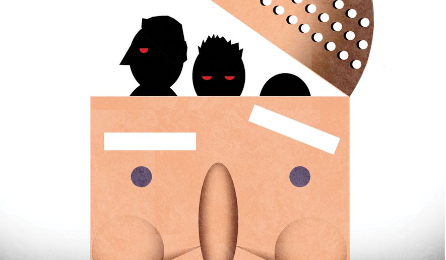 The Biden White House illustration by Alexander Hunter/The Washington Times