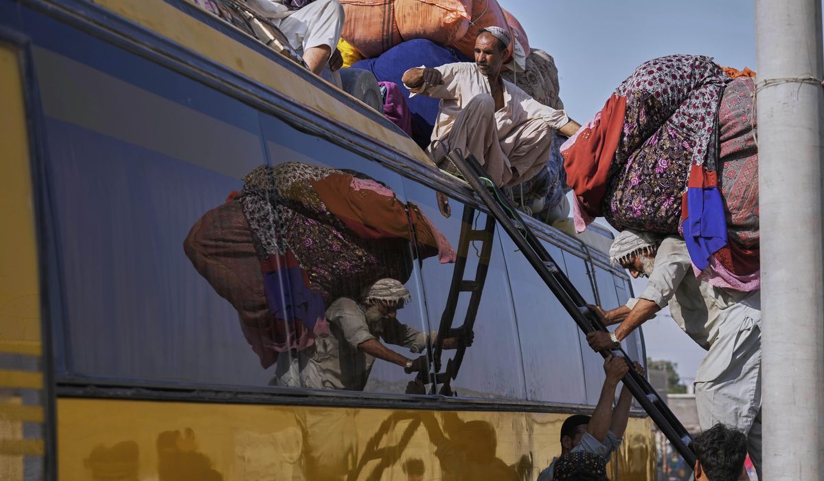 NextImg:Pakistan warns it may expel thousands of Afghans hoping for resettlement in the West