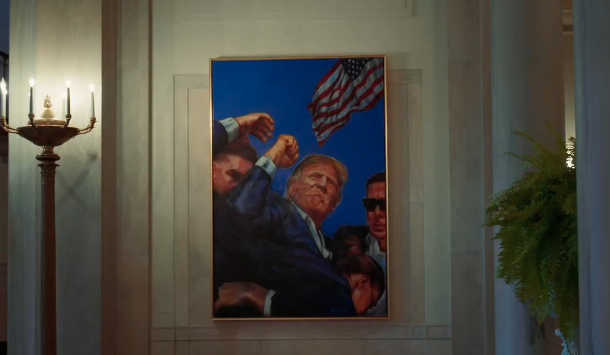 NextImg:Photo of Trump after the assassination attempt replaces Obama portrait at the White House
