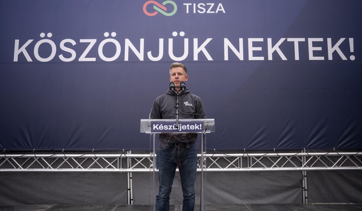 NextImg:Hungarian opposition leader tells supporters he will restore Western alliances if he defeats Orban