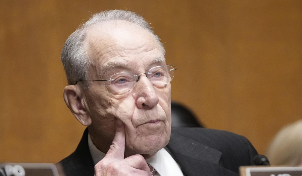 NextImg:Sen. Grassley says Biden DOJ gave Soros-backed group $7 million
