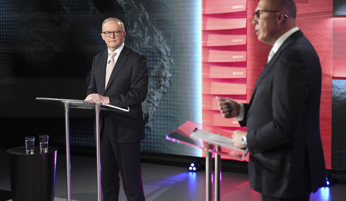 NextImg:Australian prime minister says he trusts Trump and Xi during debate with election rival