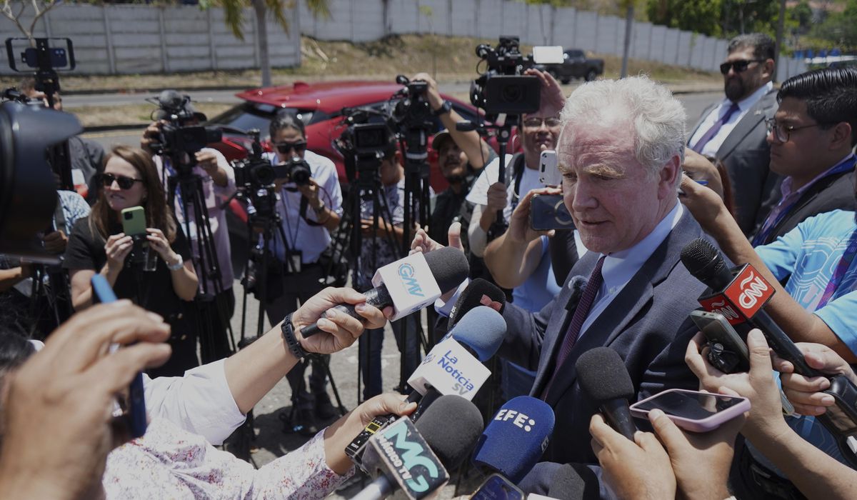NextImg:Van Hollen fails in attempt to meet Abrego Garcia, wrongly deported MS-13 suspect