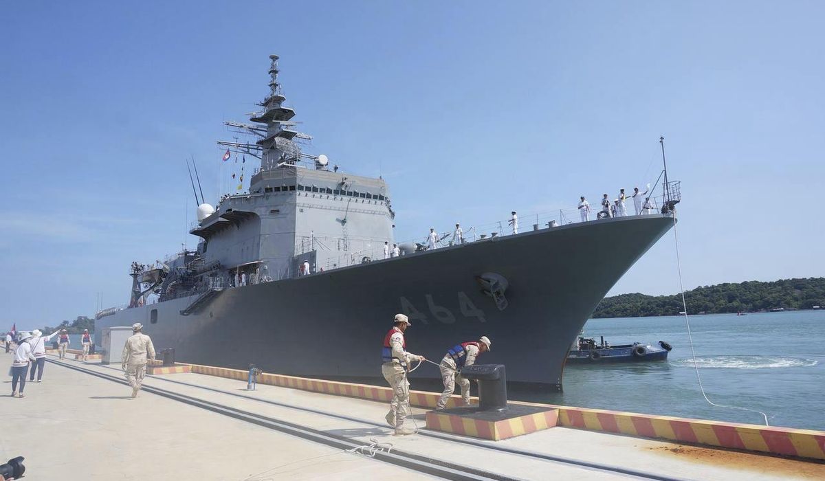 NextImg:Cambodia welcomes Japanese navy ships to naval base that U.S. suspects is for China’s special use