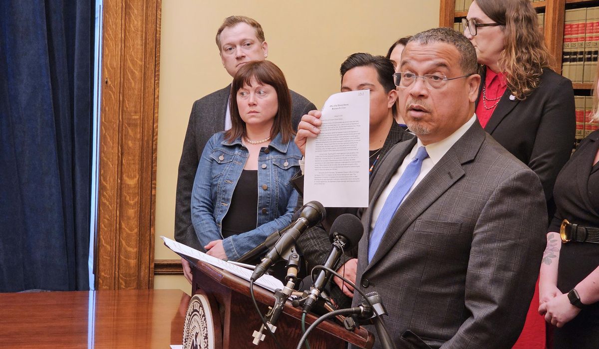 NextImg:Minnesota attorney general says having males in girls’ sports ‘doesn’t harm anyone’