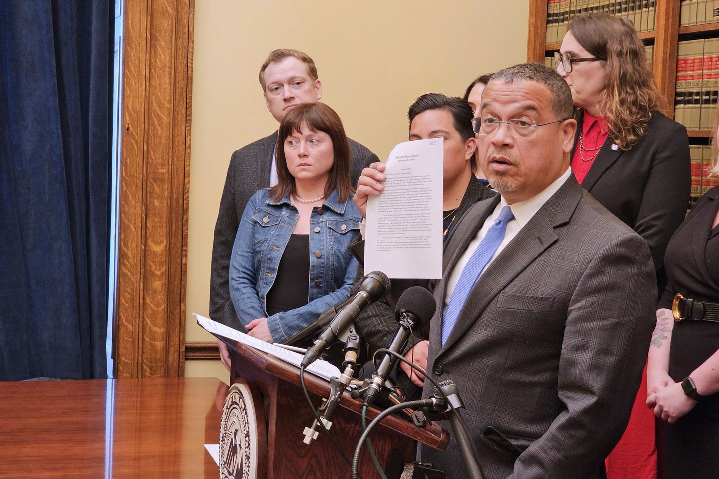 Minnesota attorney general says having males in girls' sports 'doesn't harm anyone'