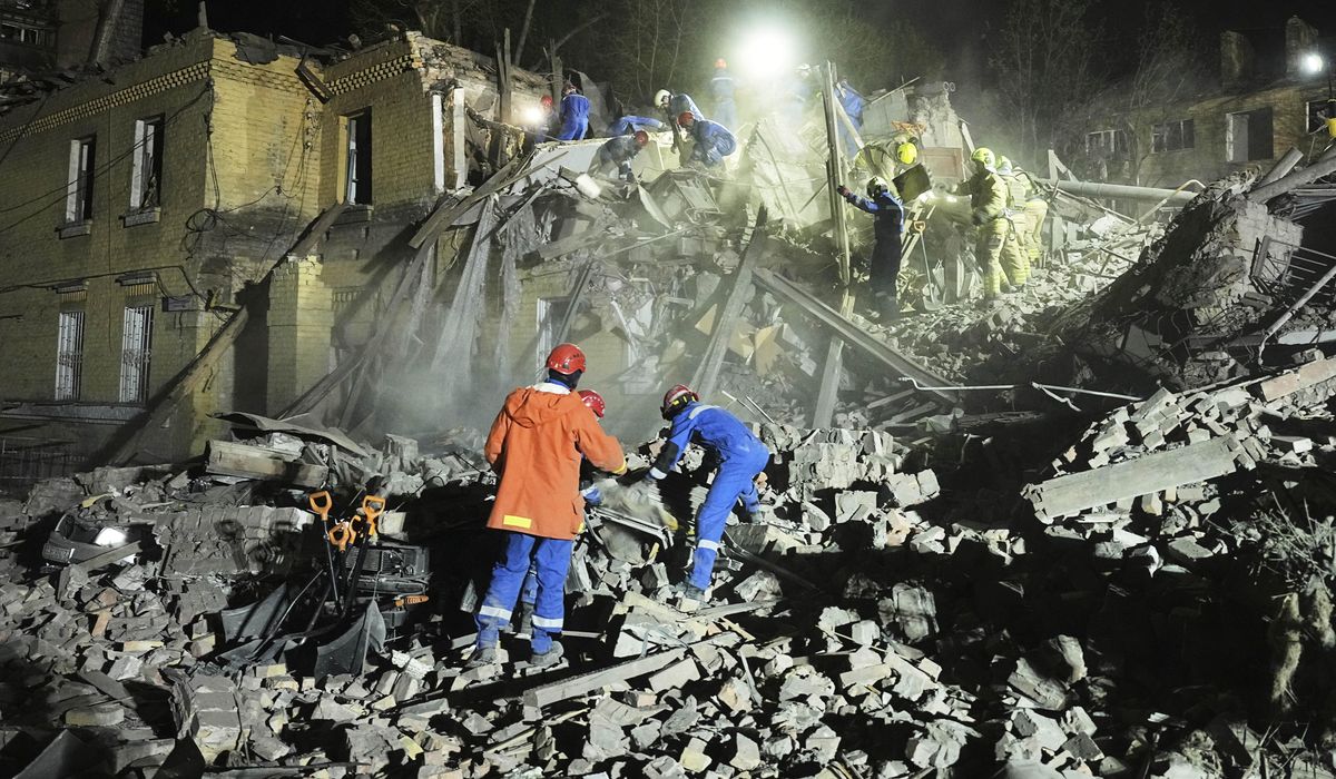 NextImg:Trump rebukes Kremlin over Thursday strikes that kill at least 12 in Kyiv