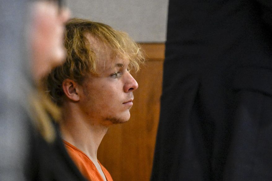 FILE - Defendant Joseph Koenig listens listens to district court judge Christopher C. Zenisek during an arraignment in Jefferson County district court on Wednesday, May 3, 2023, in Golden, Colo. (AAron Ontiveroz/The Denver Post via AP, File)